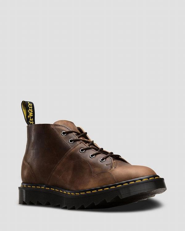 Dr Martens Dámské Kotníkové Boty Church Ripple Sole Hnědé, CZ-387605